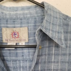 The Territory Ahead Mens Sz M Blue Dress Shirt